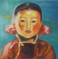Mongolisches Mädchen